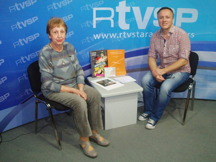 Ivana Trišić u studiju TV Stara Pazova